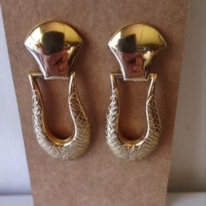 80's Door Knocker Earrings